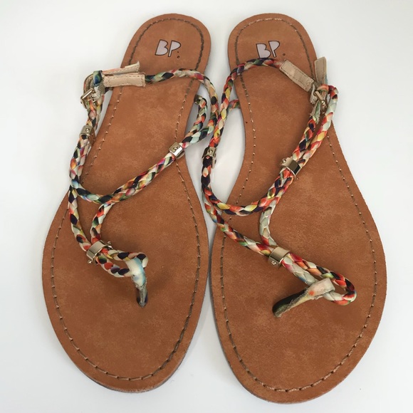 · Nordstrom · BP Flip Flop Braided Multi Color - Picture 2 of 3